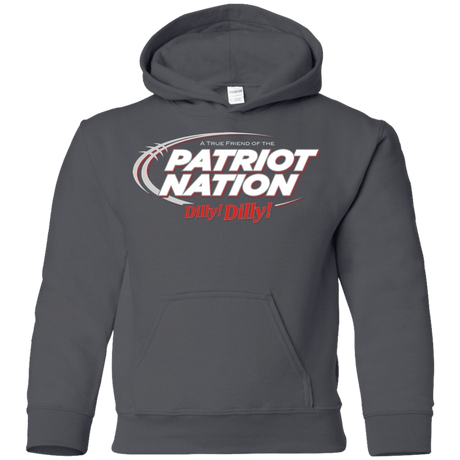 Sweatshirts Charcoal / YS Patriot Nation Dilly Dilly Youth Hoodie