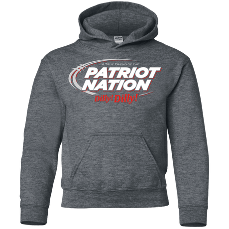 Sweatshirts Dark Heather / YS Patriot Nation Dilly Dilly Youth Hoodie