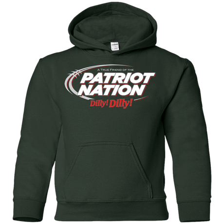Sweatshirts Forest Green / YS Patriot Nation Dilly Dilly Youth Hoodie