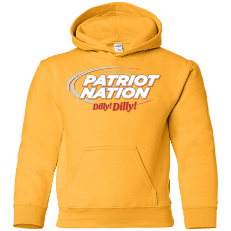Sweatshirts Gold / YS Patriot Nation Dilly Dilly Youth Hoodie