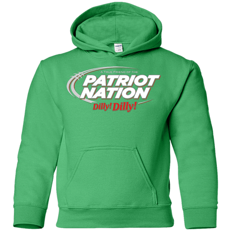 Sweatshirts Irish Green / YS Patriot Nation Dilly Dilly Youth Hoodie