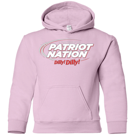 Sweatshirts Light Pink / YS Patriot Nation Dilly Dilly Youth Hoodie