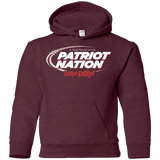 Sweatshirts Maroon / YS Patriot Nation Dilly Dilly Youth Hoodie