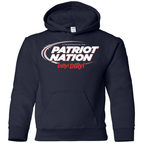 Sweatshirts Navy / YS Patriot Nation Dilly Dilly Youth Hoodie