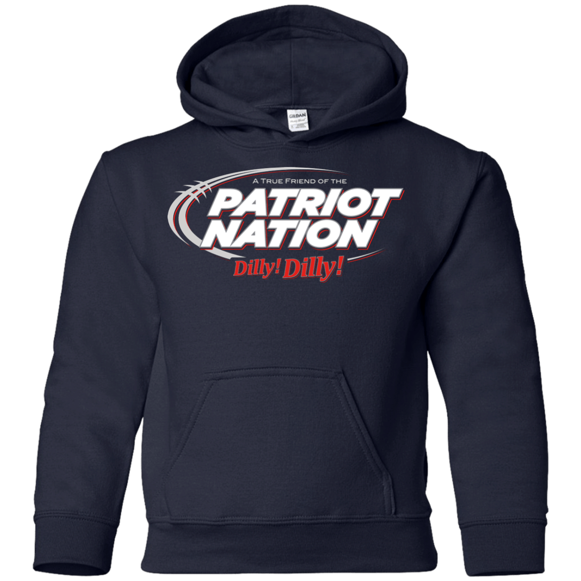 Sweatshirts Navy / YS Patriot Nation Dilly Dilly Youth Hoodie