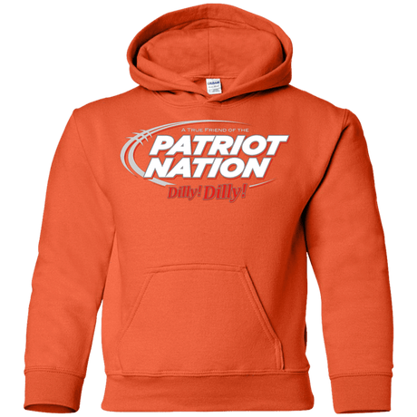 Sweatshirts Orange / YS Patriot Nation Dilly Dilly Youth Hoodie