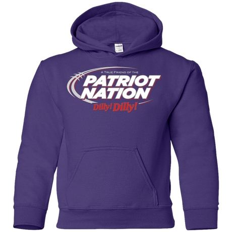 Sweatshirts Purple / YS Patriot Nation Dilly Dilly Youth Hoodie