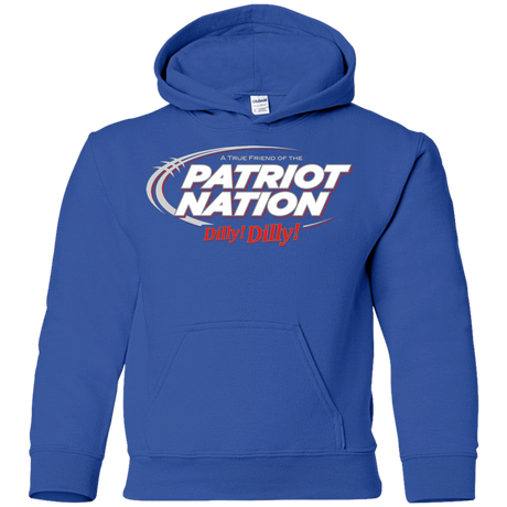 Sweatshirts Royal / YS Patriot Nation Dilly Dilly Youth Hoodie
