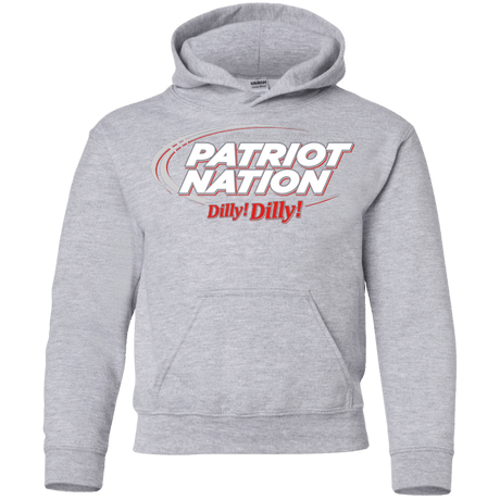 Sweatshirts Sport Grey / YS Patriot Nation Dilly Dilly Youth Hoodie