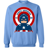 Sweatshirts Carolina Blue / Small Patriotic Supersoldier Crewneck Sweatshirt