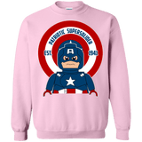 Sweatshirts Light Pink / Small Patriotic Supersoldier Crewneck Sweatshirt