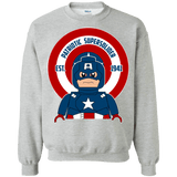 Sweatshirts Sport Grey / Small Patriotic Supersoldier Crewneck Sweatshirt