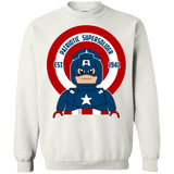 Sweatshirts White / Small Patriotic Supersoldier Crewneck Sweatshirt