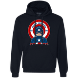 Sweatshirts Navy / Small Patriotic Supersoldier Premium Fleece Hoodie