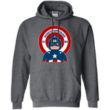 Sweatshirts Dark Heather / Small Patriotic Supersoldier Pullover Hoodie