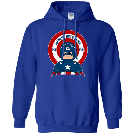 Sweatshirts Royal / Small Patriotic Supersoldier Pullover Hoodie