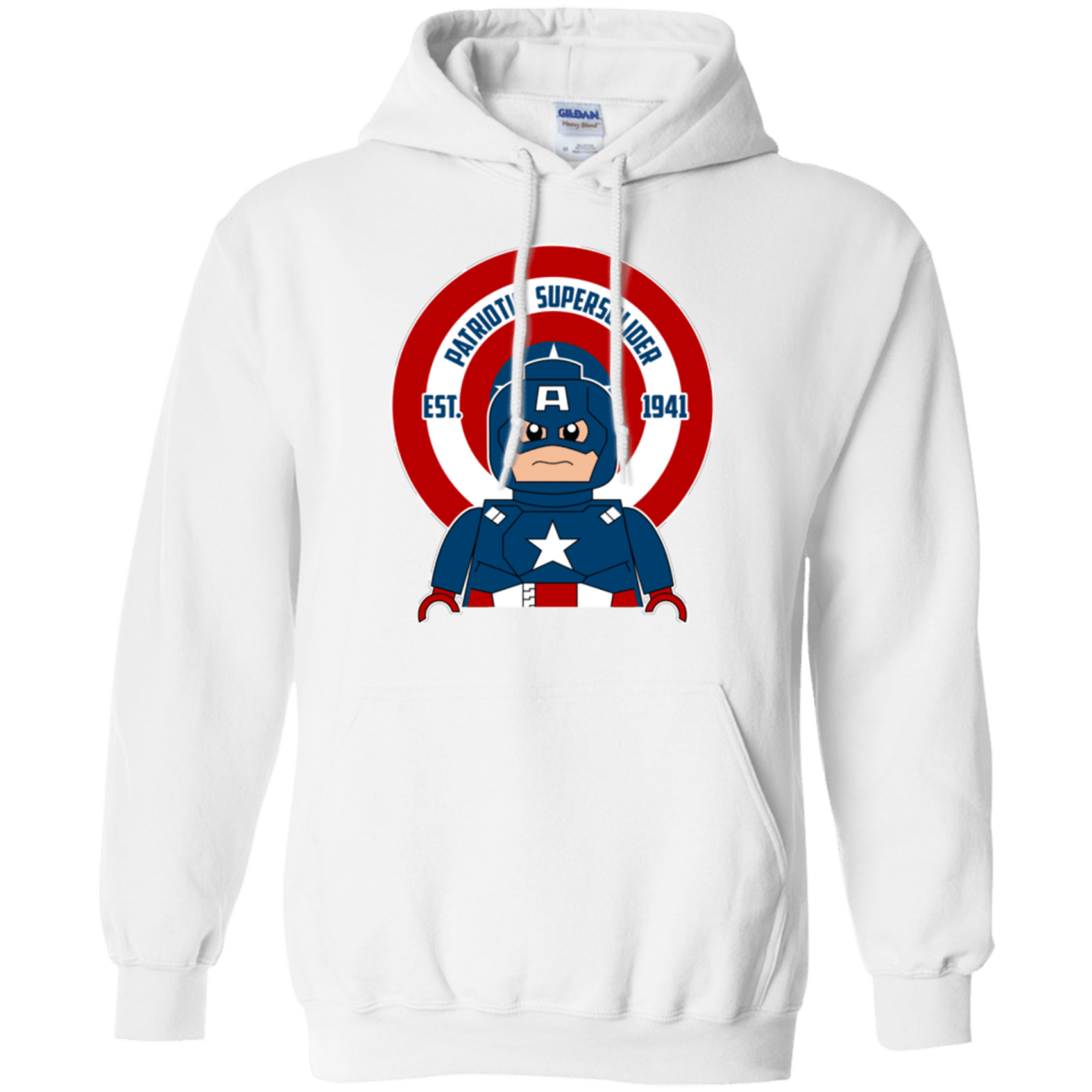 Sweatshirts White / Small Patriotic Supersoldier Pullover Hoodie