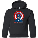 Sweatshirts Black / YS Patriotic Supersoldier Youth Hoodie