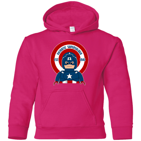 Sweatshirts Heliconia / YS Patriotic Supersoldier Youth Hoodie