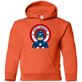 Sweatshirts Orange / YS Patriotic Supersoldier Youth Hoodie