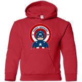Sweatshirts Red / YS Patriotic Supersoldier Youth Hoodie