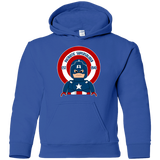 Sweatshirts Royal / YS Patriotic Supersoldier Youth Hoodie