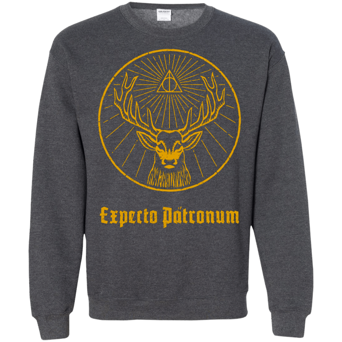 Sweatshirts Dark Heather / Small Patronumeister House Crewneck Sweatshirt