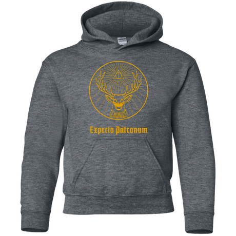 Sweatshirts Dark Heather / YS Patronumeister House Youth Hoodie