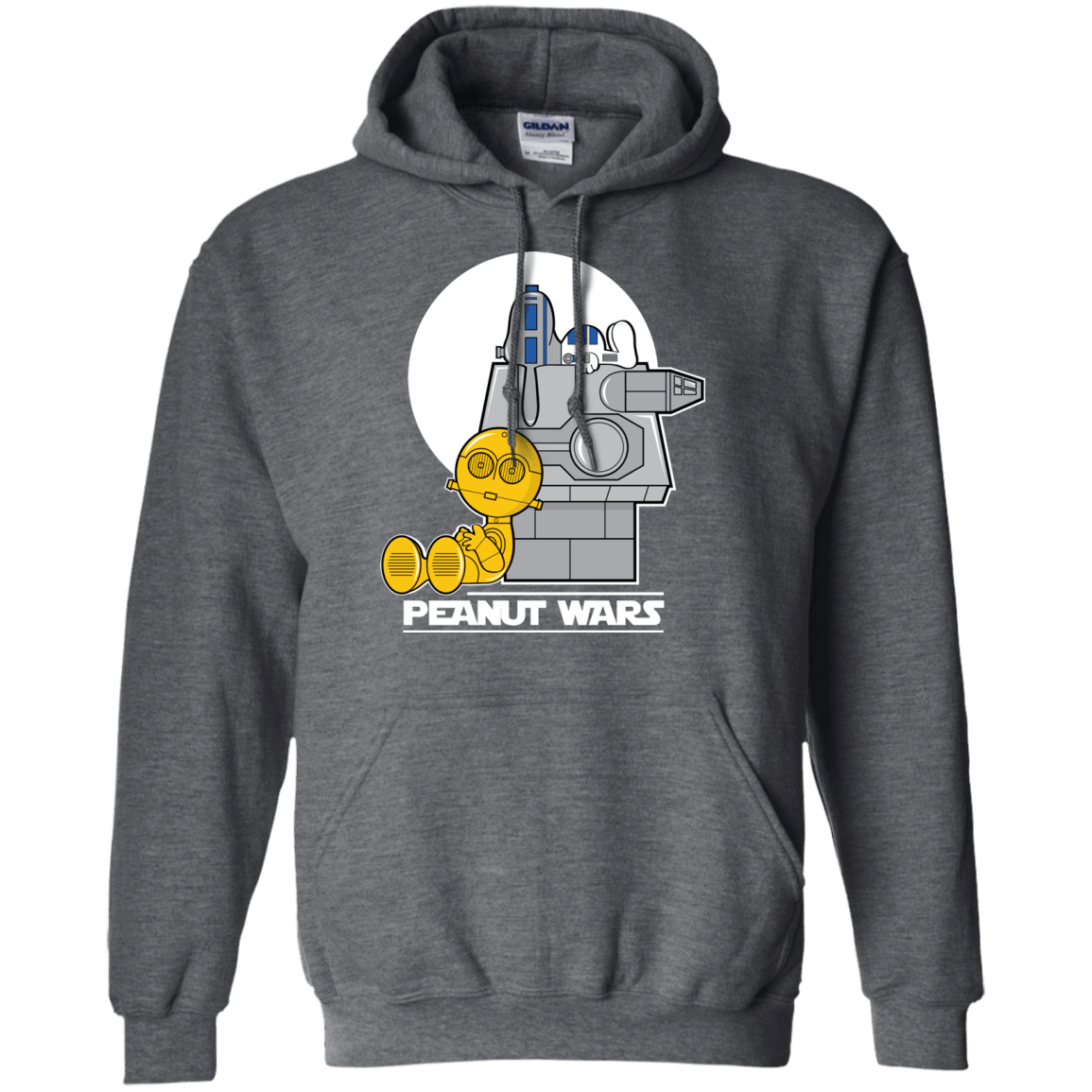 Sweatshirts Dark Heather / Small Peanut Wars Pullover Hoodie