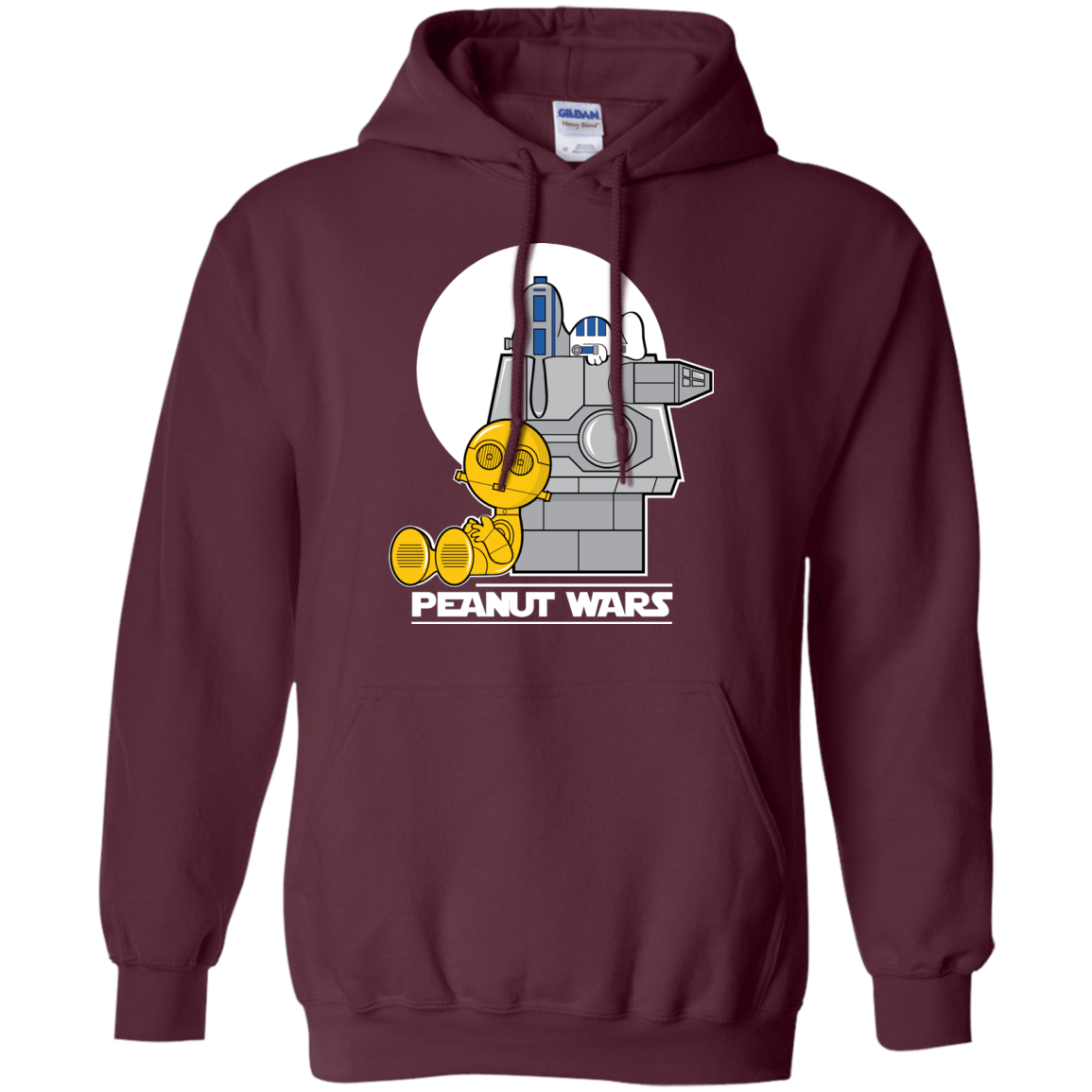 Sweatshirts Maroon / Small Peanut Wars Pullover Hoodie