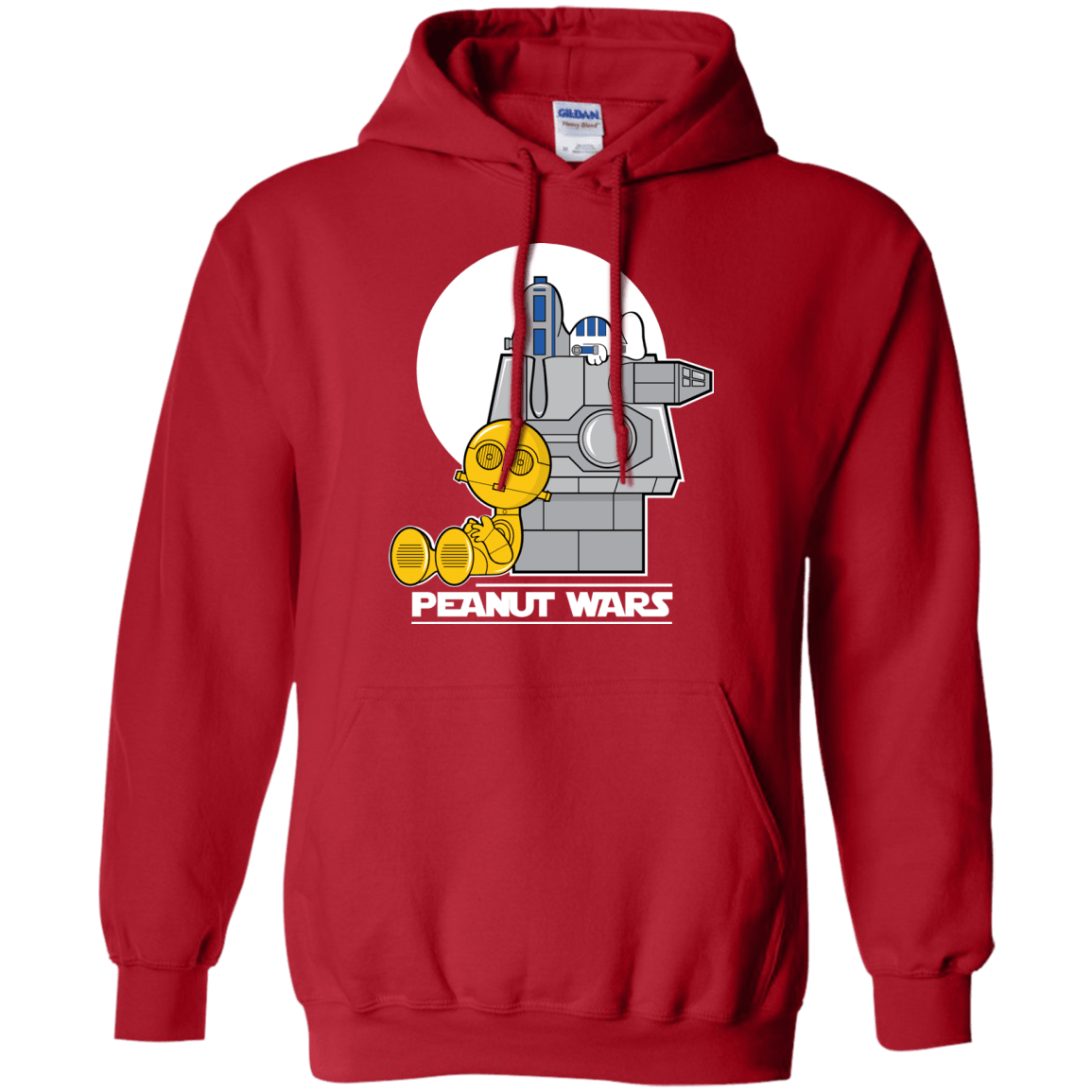 Sweatshirts Red / Small Peanut Wars Pullover Hoodie