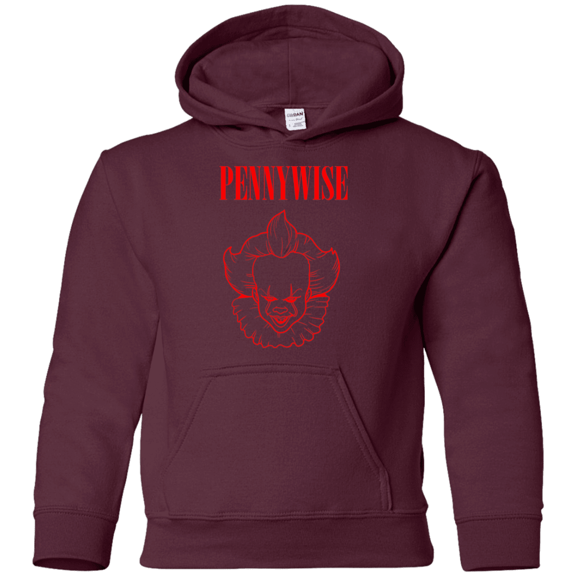 Sweatshirts Maroon / YS Pennywise Youth Hoodie