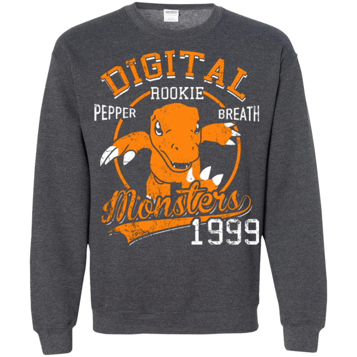Sweatshirts Dark Heather / Small Pepper Breath Crewneck Sweatshirt