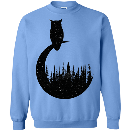 Sweatshirts Carolina Blue / S Perched Owl Crewneck Sweatshirt