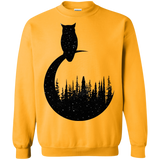 Sweatshirts Gold / S Perched Owl Crewneck Sweatshirt