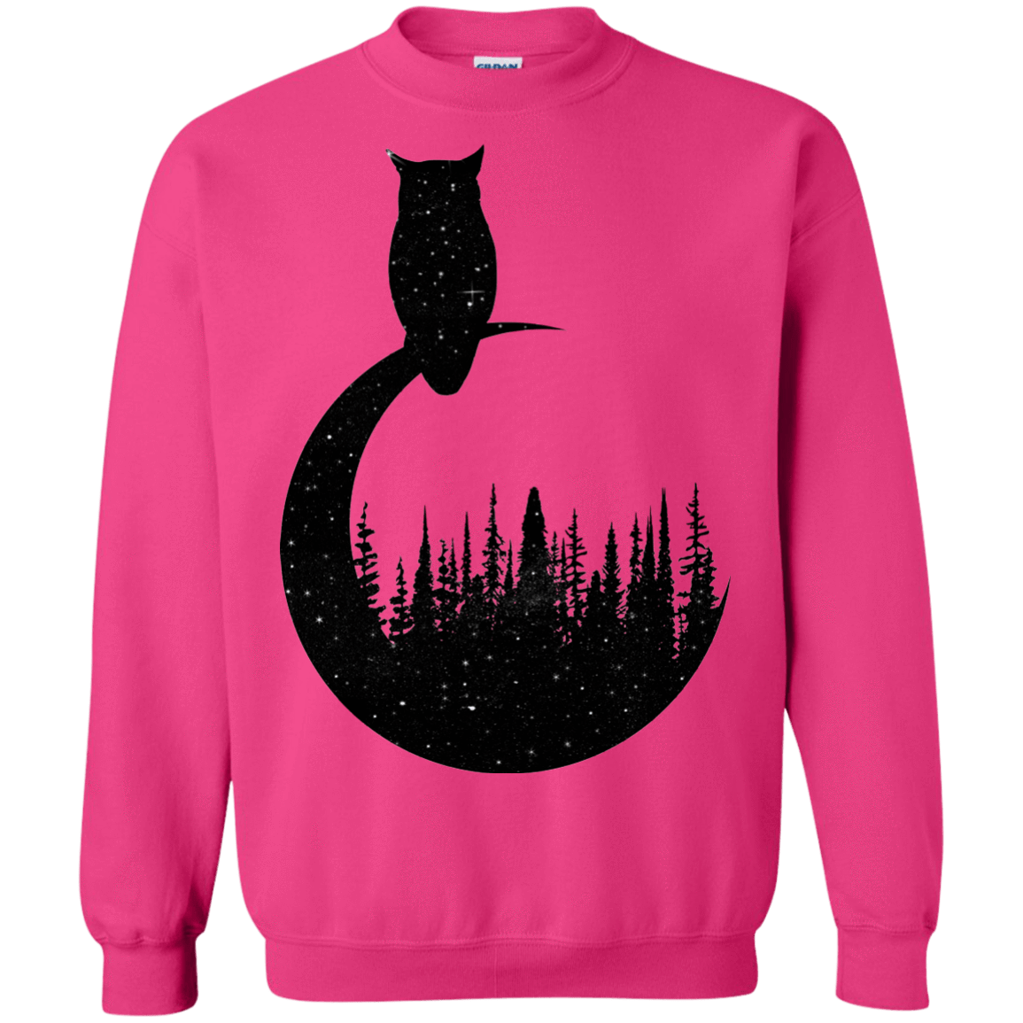 Sweatshirts Heliconia / S Perched Owl Crewneck Sweatshirt