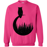 Sweatshirts Heliconia / S Perched Owl Crewneck Sweatshirt