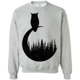 Sweatshirts Sport Grey / S Perched Owl Crewneck Sweatshirt