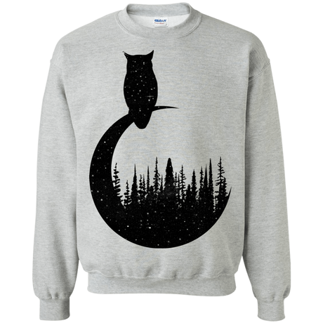 Sweatshirts Sport Grey / S Perched Owl Crewneck Sweatshirt