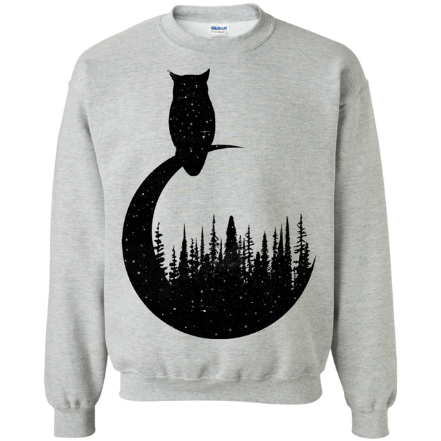 Sweatshirts Sport Grey / S Perched Owl Crewneck Sweatshirt