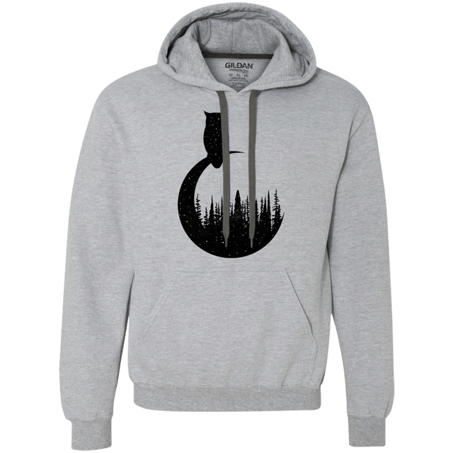 Sweatshirts Sport Grey / S Perched Owl Premium Fleece Hoodie