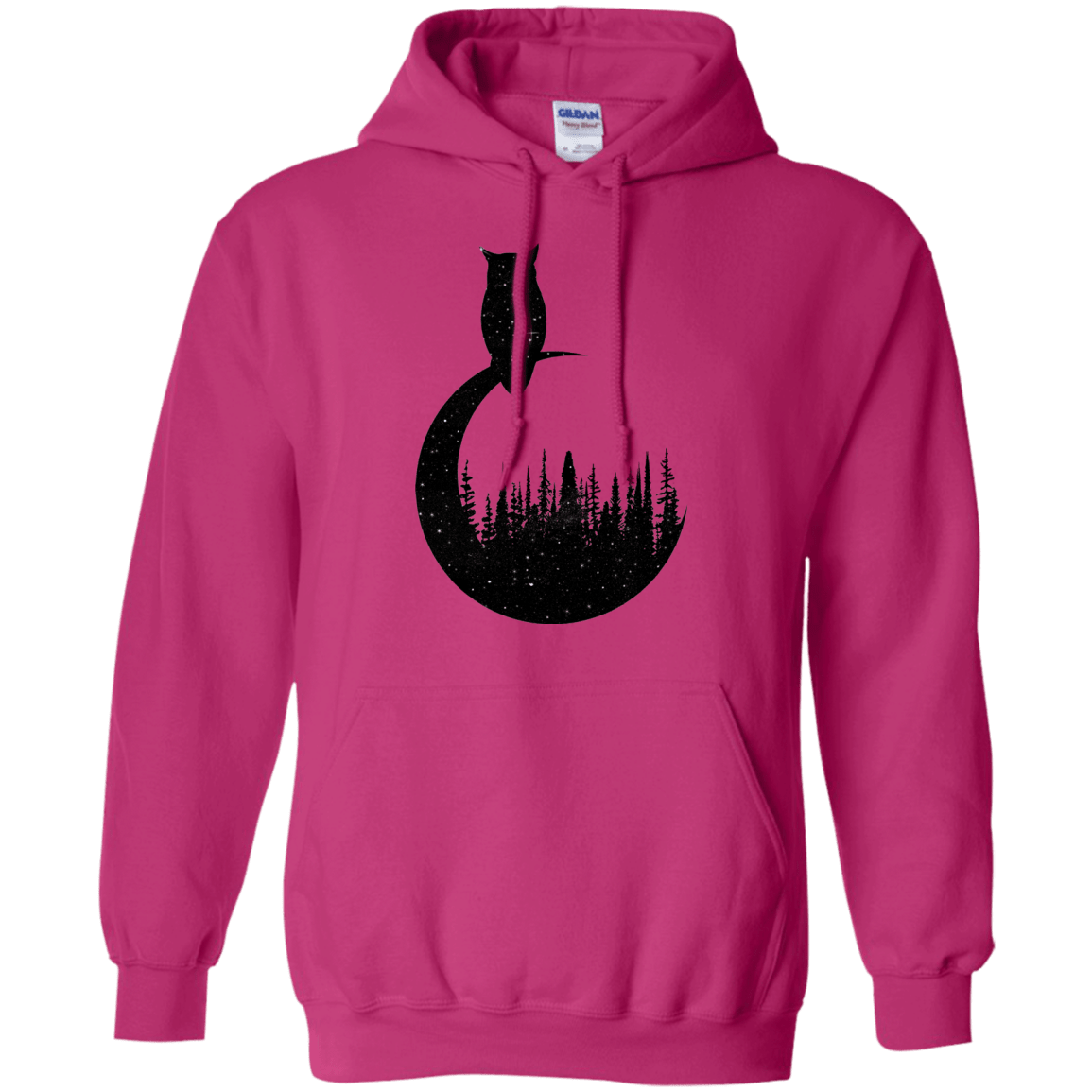Sweatshirts Heliconia / S Perched Owl Pullover Hoodie