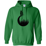 Sweatshirts Irish Green / S Perched Owl Pullover Hoodie