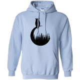 Sweatshirts Light Blue / S Perched Owl Pullover Hoodie