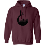 Sweatshirts Maroon / S Perched Owl Pullover Hoodie