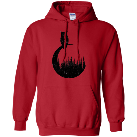 Sweatshirts Red / S Perched Owl Pullover Hoodie