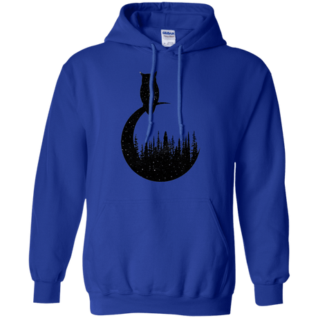 Sweatshirts Royal / S Perched Owl Pullover Hoodie