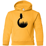Sweatshirts Gold / YS Perched Owl Youth Hoodie