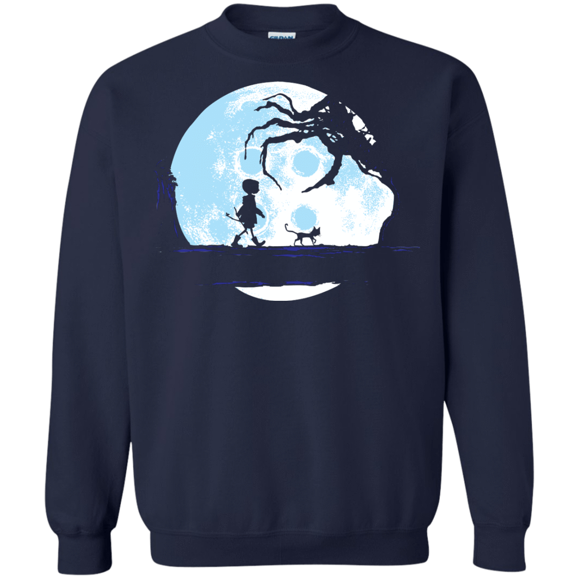 Sweatshirts Navy / S Perfect Moonwalk- Coraline Crewneck Sweatshirt