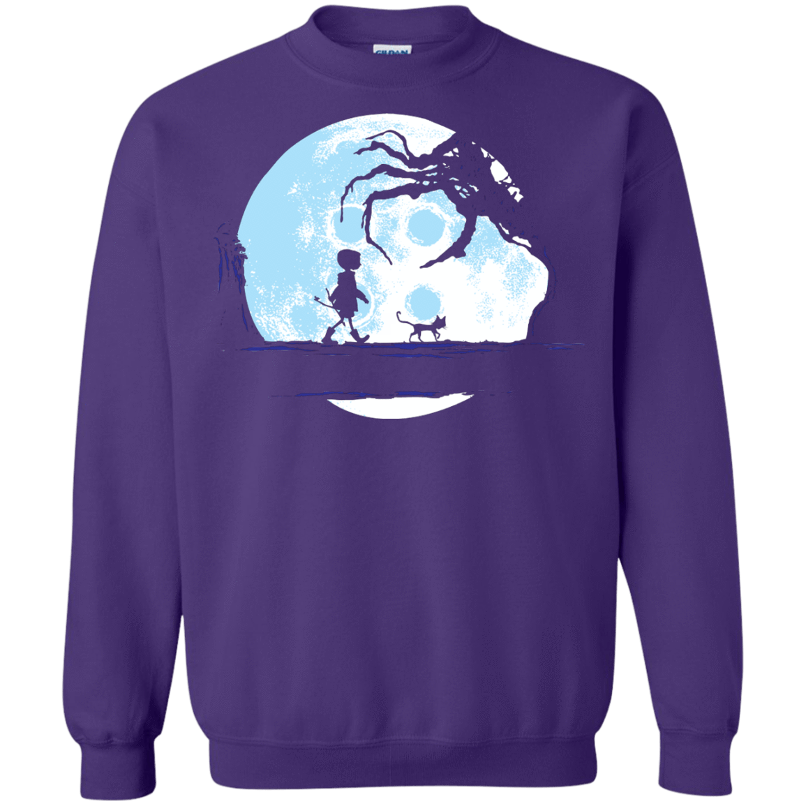 Sweatshirts Purple / S Perfect Moonwalk- Coraline Crewneck Sweatshirt